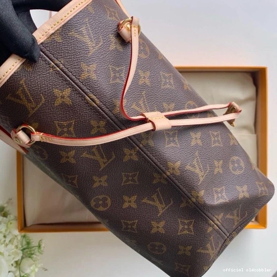 Official oldcobbler Neverfull Vuitton MM Louis 0803